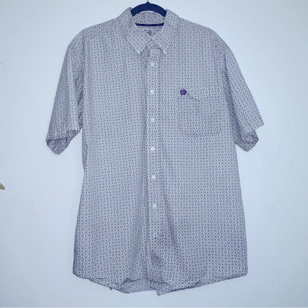 Cinch short sleeve button down